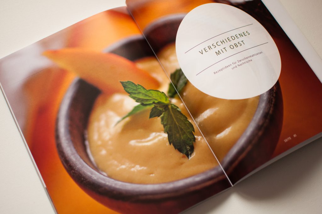 cookbook excerpt mango mousse