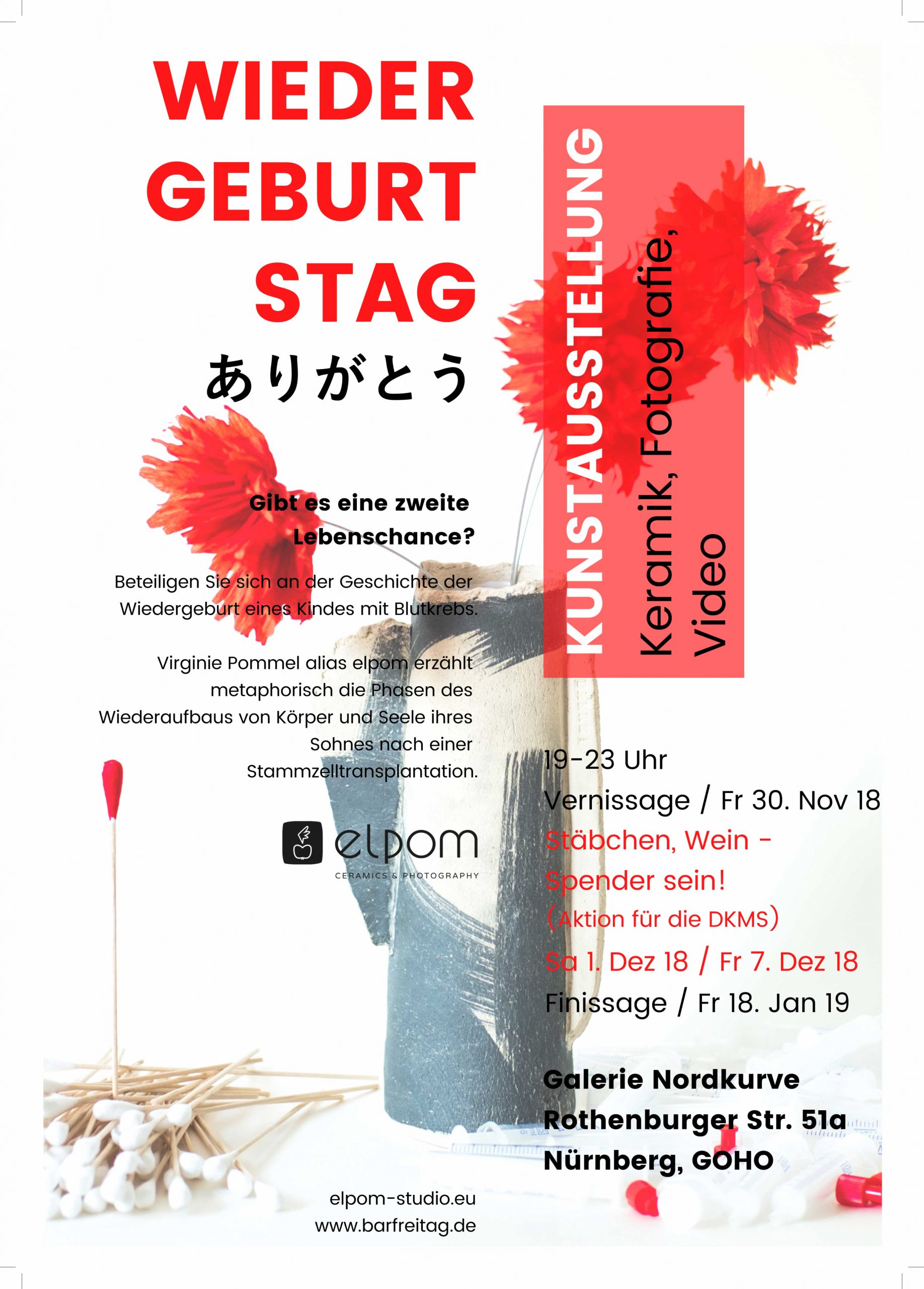 Wiedergeburtstag exhibition poster