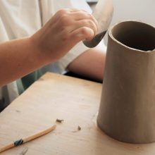 initiation vase ceramique main