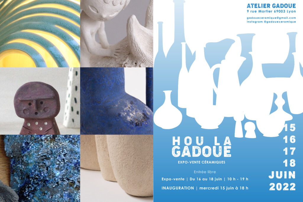 hou la gadoue affiche exposition vente ceramique