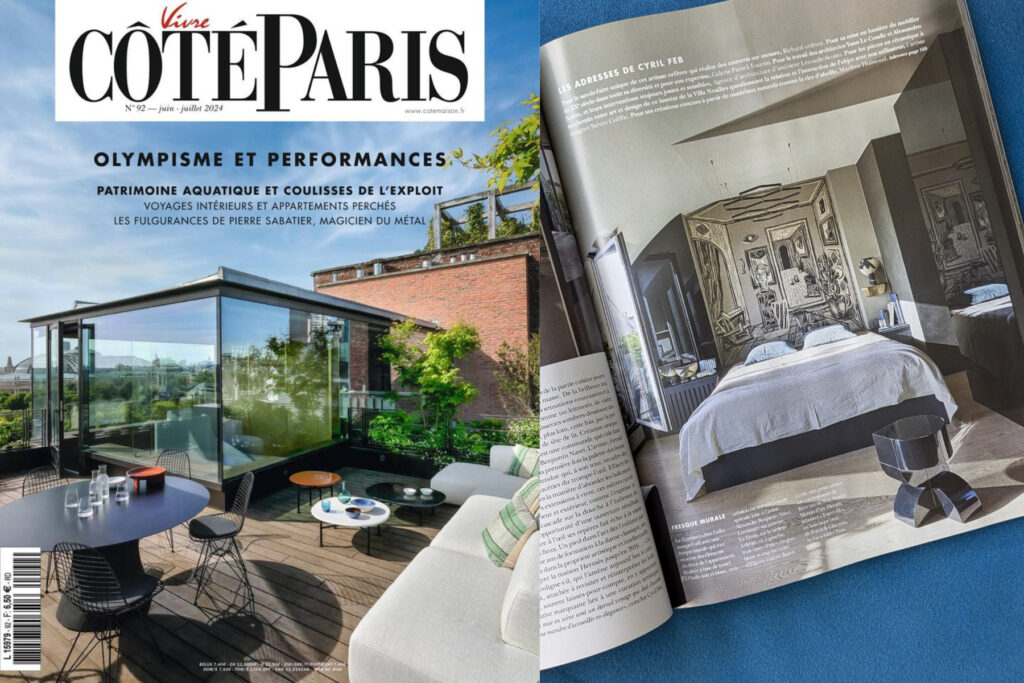 vivre coté paris n°92 juin - juillet 2024 - parution presse - vases PAIX