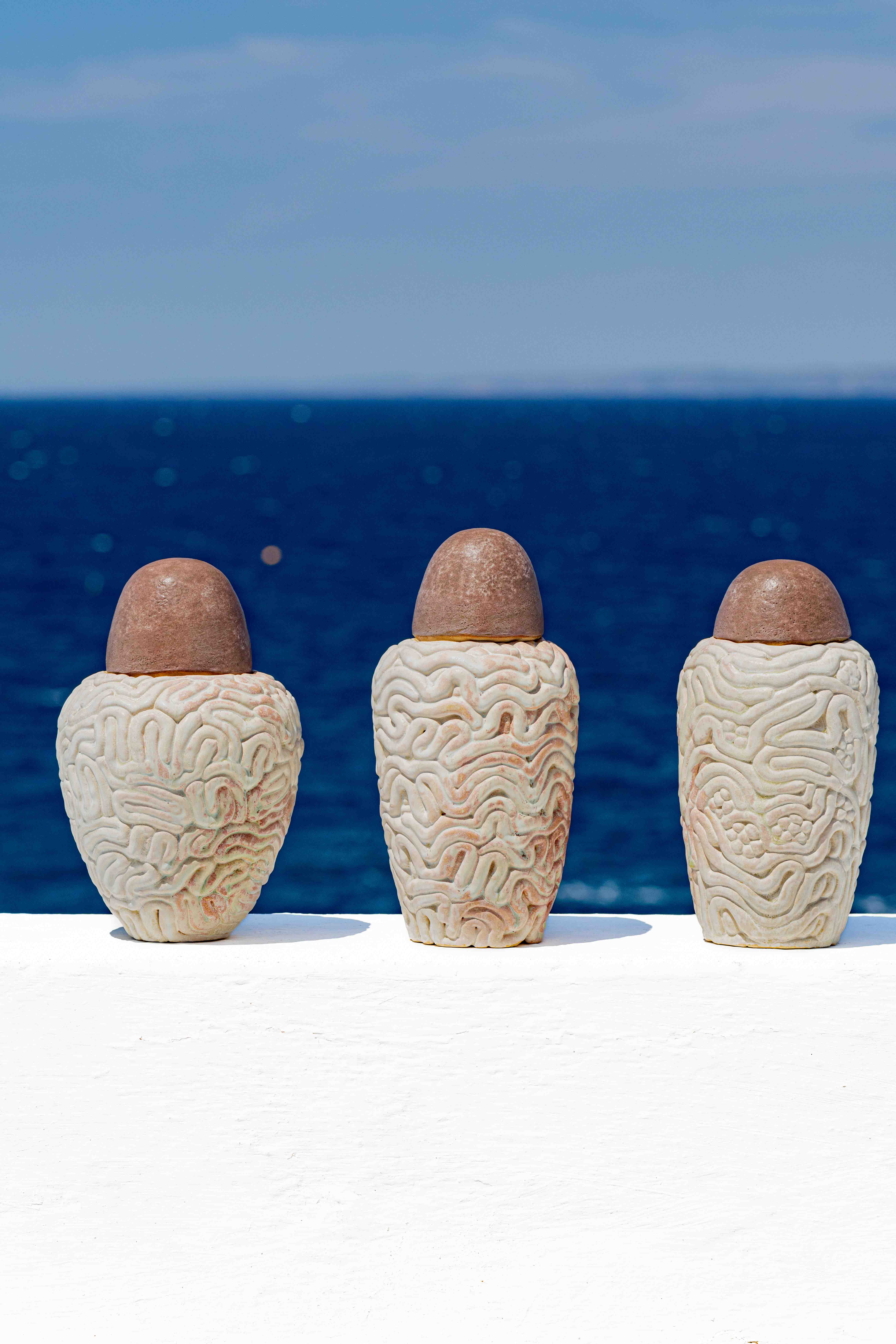 canopes vaisseaux urnes funéraires contemporaines